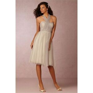 Jenny Yoo Alpine Gray Tulle Bhldn Dress 18 Grey Bridal Wedding